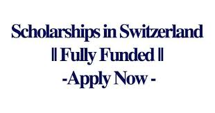 Apply for Scholarships Online in Switzerland 2025