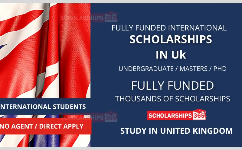 Fully Funded Scholarship for Undergraduate in UK 2025