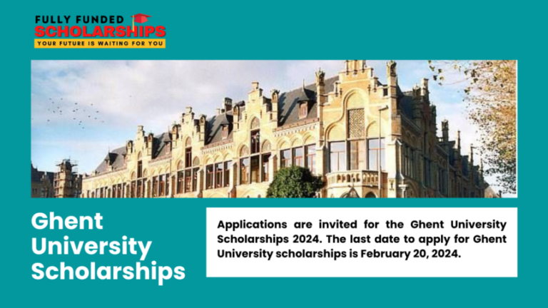 Ghent University Scholarships 2025