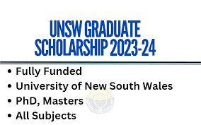 UNSW Graduate Scholarship 2024-25