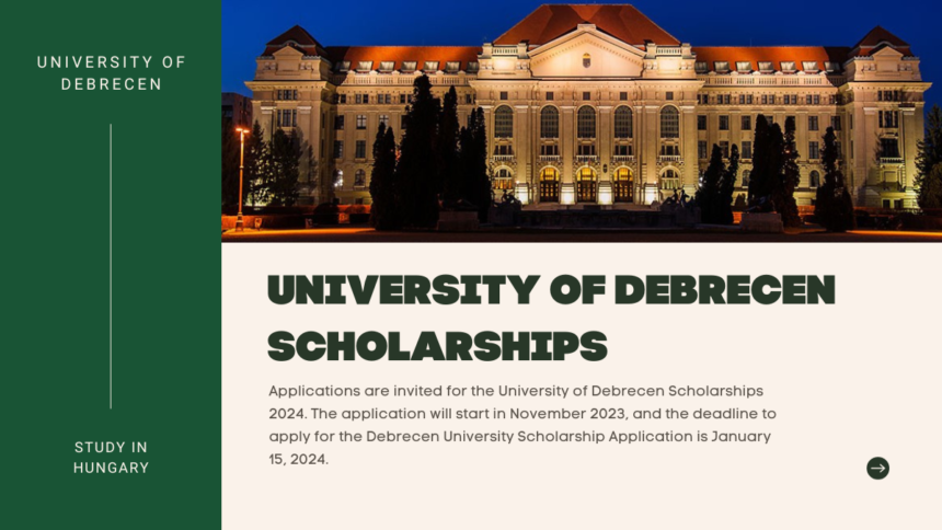 University of Debrecen Scholarships 2025