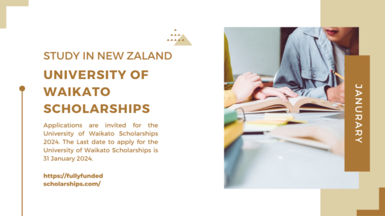University of Waikato Scholarships 2025